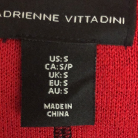 Cardigan sweater, Adrienne Vittadini, full double zippered, womens size S - Picture 2 of 5